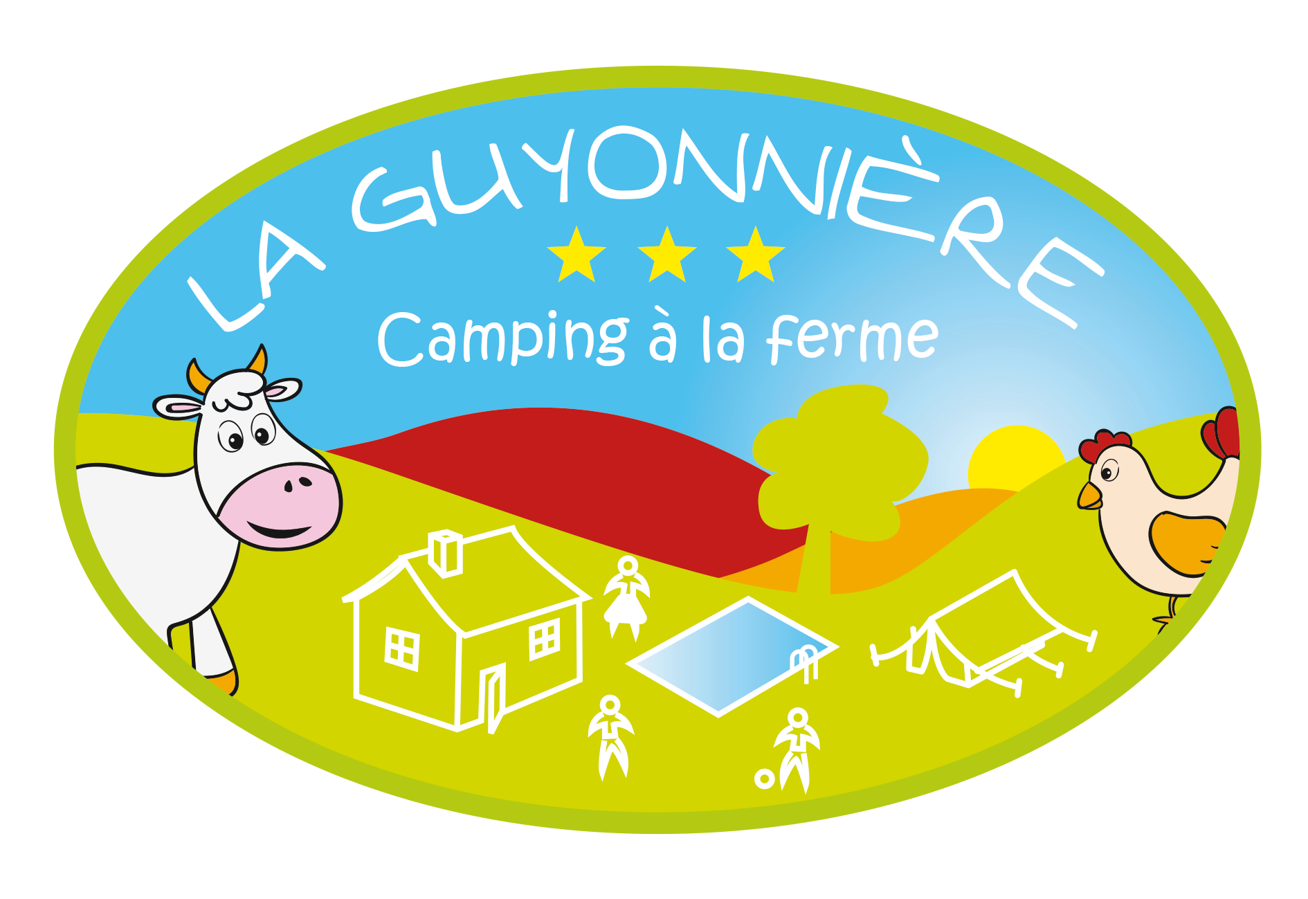 Camping à la ferme La Guyonnière - logo le vrai