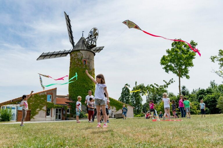 Cadre naturel du camping La Guyonnière en Maine-et-Loire